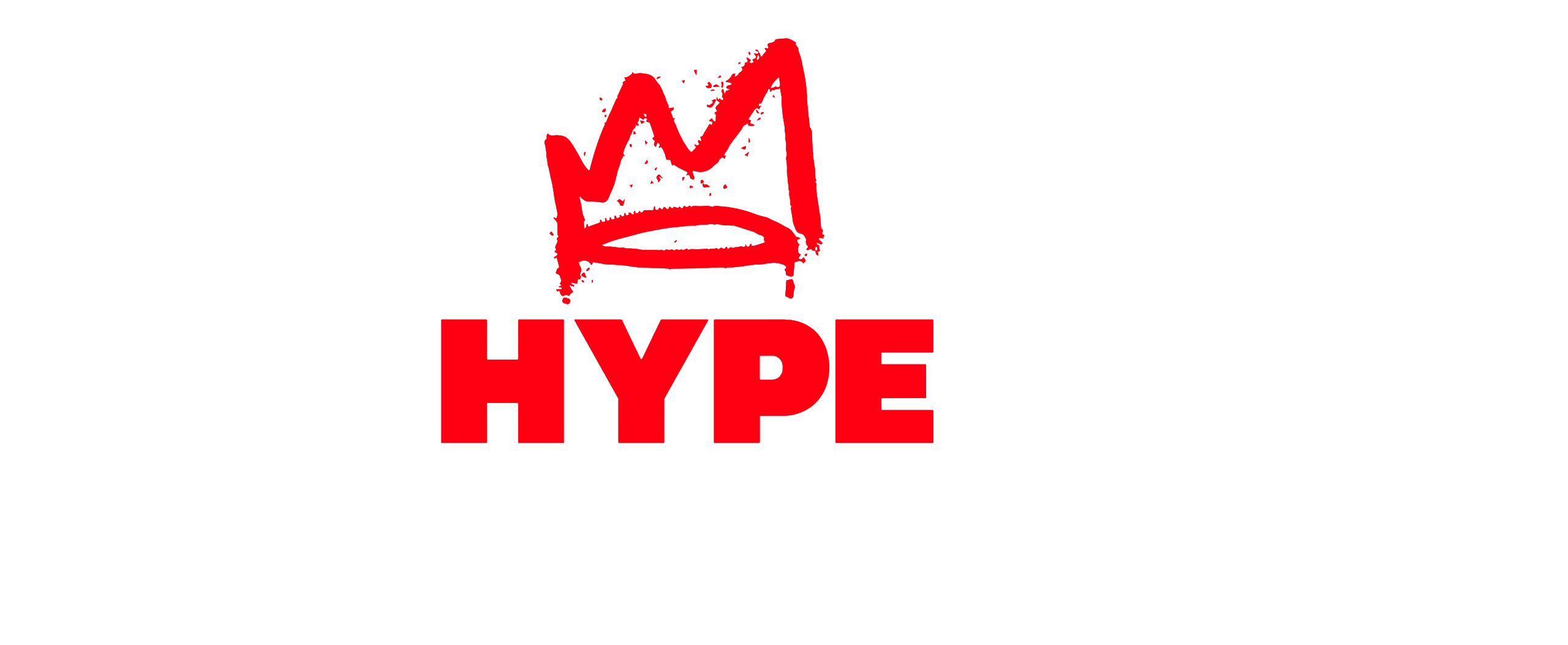 The Hype Hero Logo White