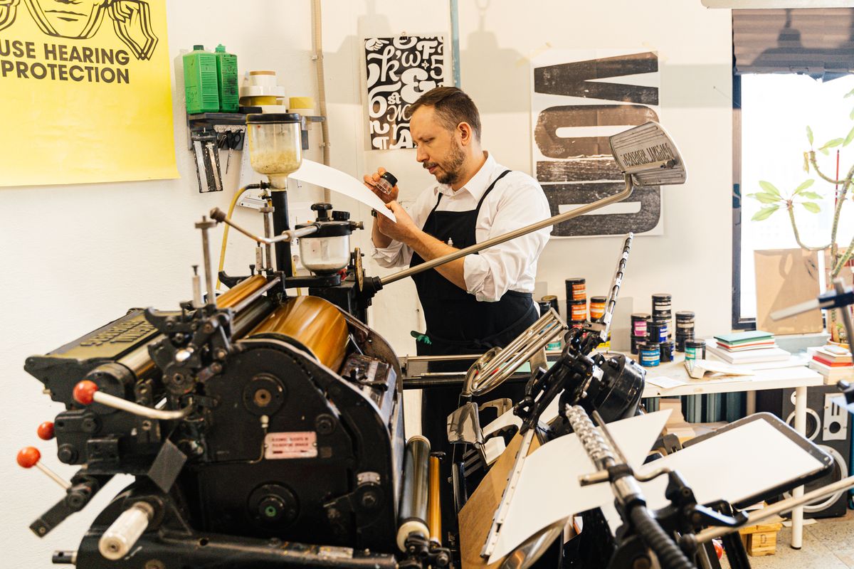 Commercial printing press in New Jersey