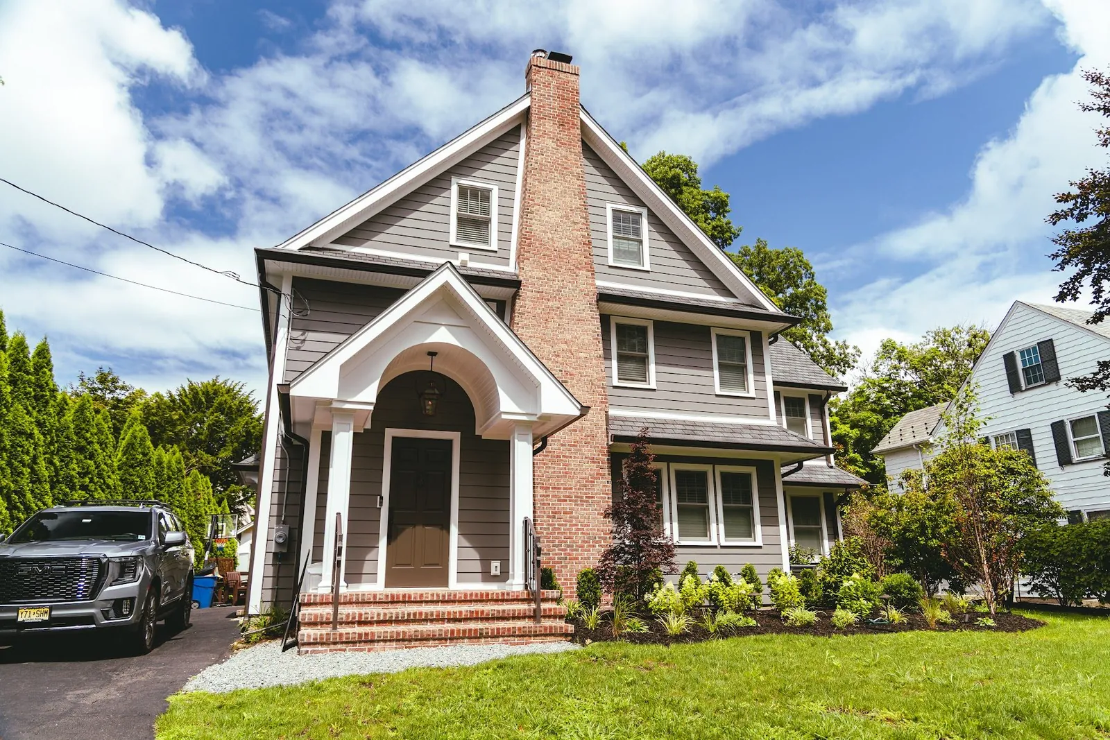 North Jersey home exterior photographed by The Hype Hero for Domenico Homes