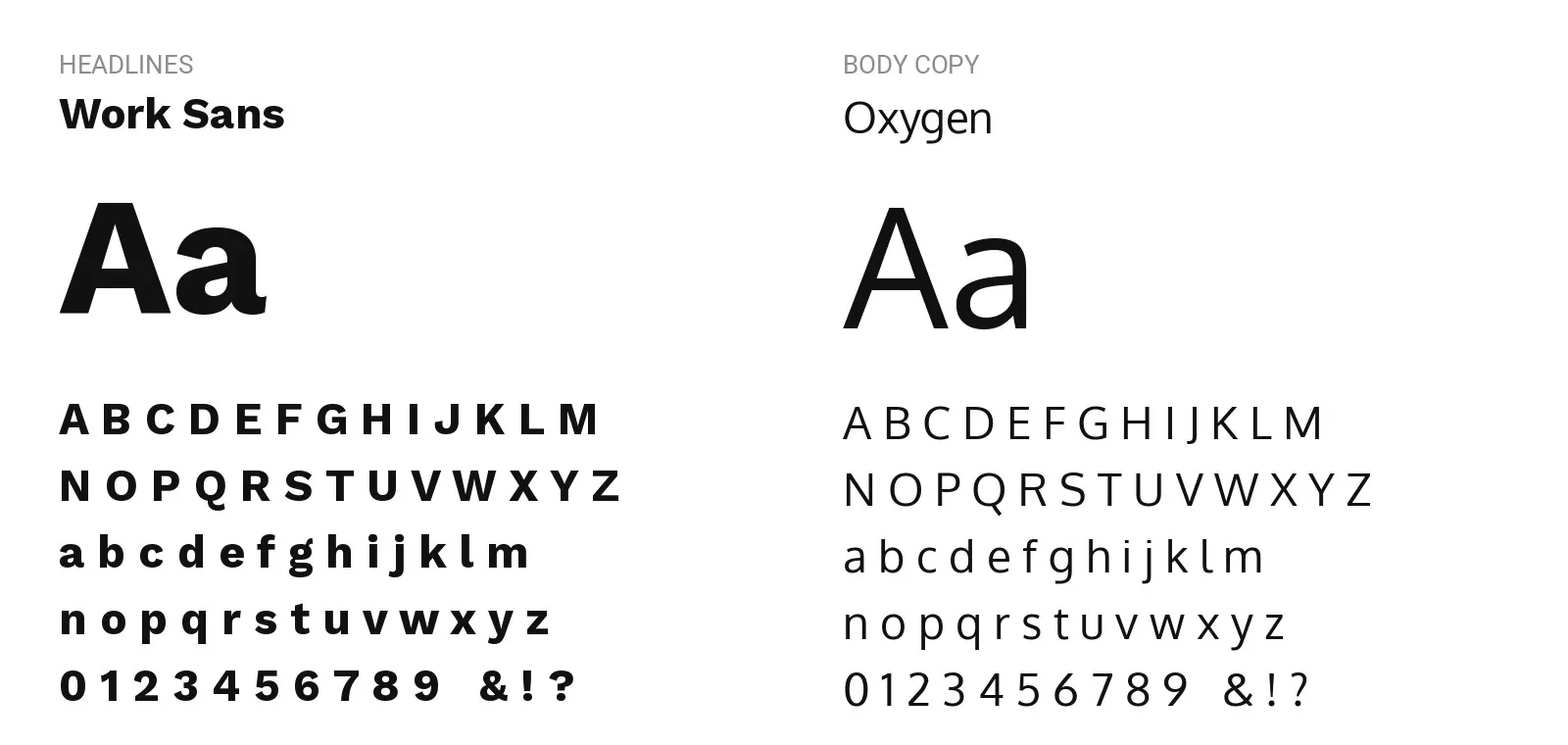 Shop Morris County typography and brand system by The Hype Hero