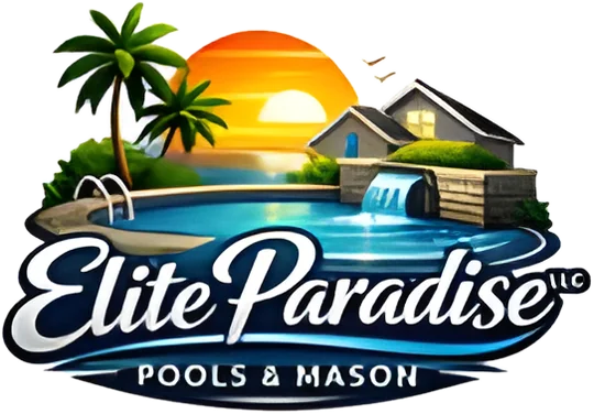 Elite Paradise Pools and Mason logo