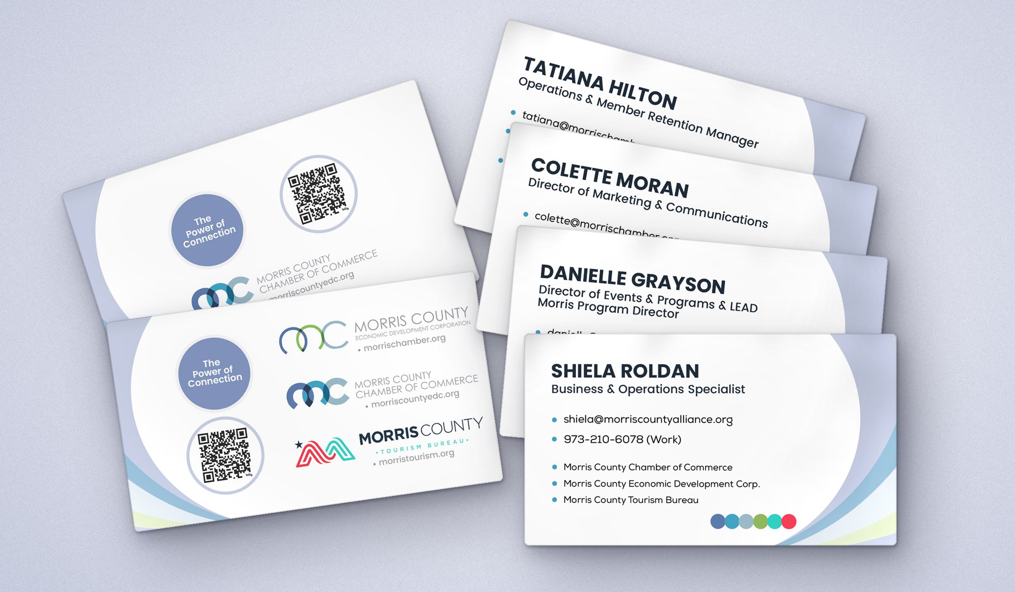 Morris County Alliance business cards designed by The Hype Hero