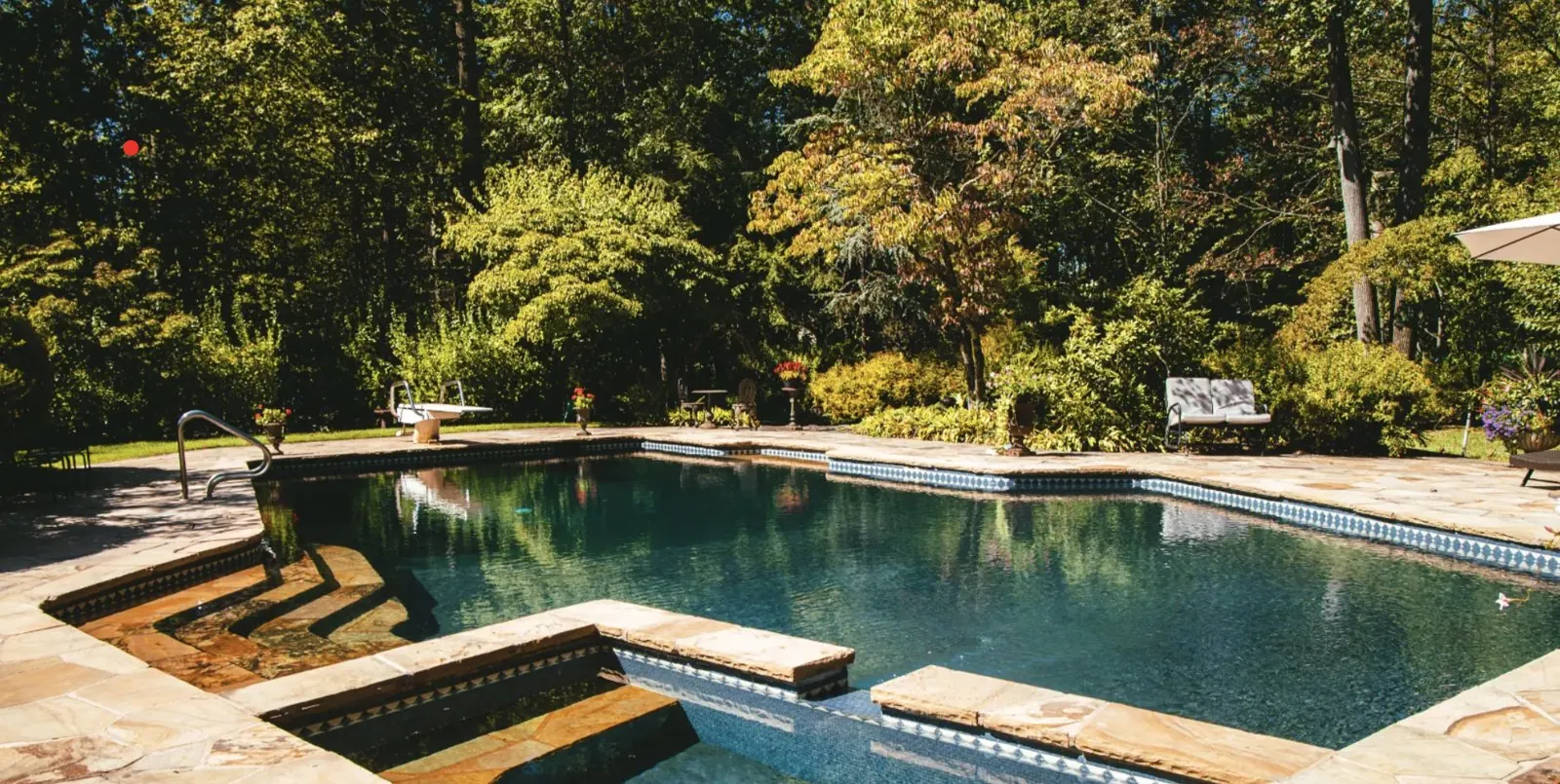 Pool and stonework photographed by The Hype Hero